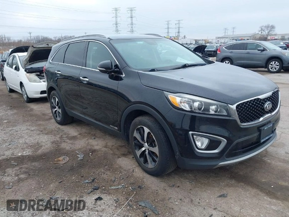 2016 Kia Sorento EX with VIN 5XYPHDA53GG171158, listed as a IAAI auction lot 42014017 with 219,595 mi miles. Bid and sale history available at carsss.com. Image 1.