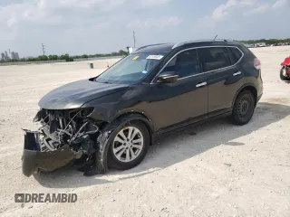 2014 Nissan Rogue SV with VIN 5N1AT2MT5EC805568, listed as a Copart auction lot 52109045 with 184,033 mi miles and Salvage Title. Bid and sale history available at carsss.com. Image 1.