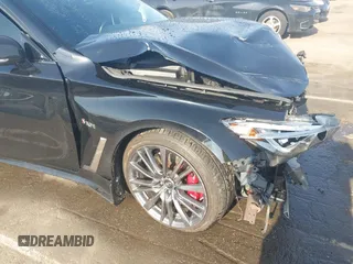 2017 Infiniti Q60 Red Sport 400 with VIN JN1FV7EL1HM700124, listed as a IAAI auction lot 41789570 with 140,841 mi miles and . Bid and sale history available at carsss.com. Image 19.