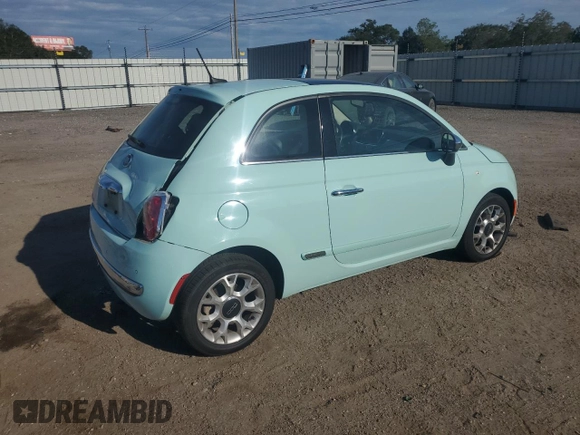 2017 FIAT 500 Lounge z VIN 3C3CFFCR4HT524036, wystawiony jako Copart lot #72024774 z przebiegiem 121 130 mil mil oraz Szkoda całkowita • Salvage title. Historia ofert i sprzedaży dostępna na DreamBid. Obrazek 3.