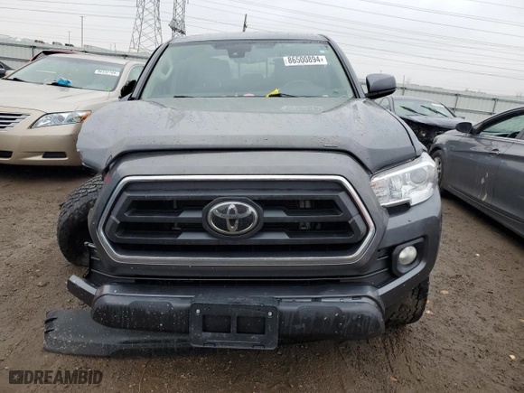 2021 Toyota Tacoma 4WD SR with VIN 3TMCZ5AN7MM376689, listed as a Copart auction lot 86500894 with 112,805 mi miles and Salvage Title. Bid and sale history available at carsss.com. Image 5.