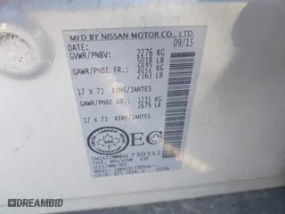 2016 Nissan Rogue S with VIN 5N1AT2MM8GC730313, listed as a IAAI auction lot 40823920 with 140,036 mi miles. Bid and sale history available at carsss.com. Image 9.