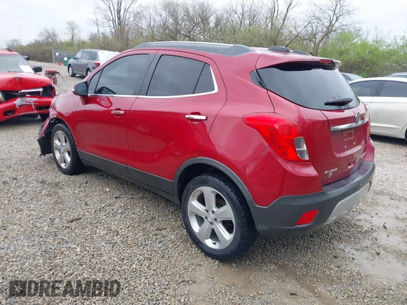 2015 Buick Encore with VIN KL4CJASB0FB260551, listed as a IAAI auction lot 41953035 with 94,656 mi miles. Bid and sale history available at carsss.com. Image 3.