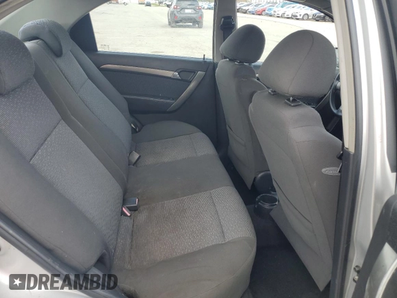 2007 Chevrolet Aveo LT with VIN KL1TG56687B114450, listed as a Copart auction lot 53069435 with 150,469 mi miles and Salvage title. Bid and sale history available at DreamBid. Image 10.