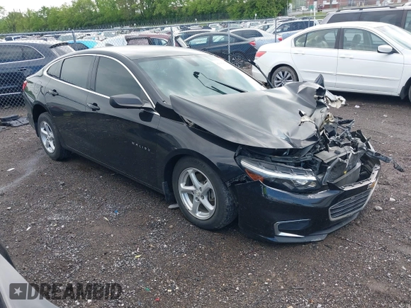 2017 Chevrolet Malibu LS with VIN 1G1ZB5ST6HF154011, listed as a IAAI auction lot 42115901 with 78,578 mi miles and . Bid and sale history available at DreamBid. Image 1.