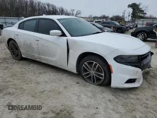 2019 Dodge Charger SXT with VIN 2C3CDXJG9KH756208, listed as a Copart auction lot 45816895 with 102,777 mi miles and Salvage Title. Bid and sale history available at DreamBid. Image 4.