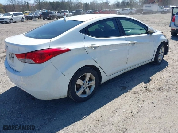 2012 Hyundai Elantra Limited with VIN 5NPDH4AE6CH063798, listed as a IAAI auction lot 42008129 with 150,715 mi miles. Bid and sale history available at carsss.com. Image 4.