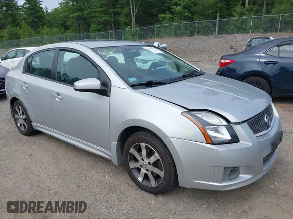 2012 Nissan Sentra SR with VIN 3N1AB6AP6CL771005, listed as a IAAI auction lot 42581704 with 93,104 mi miles and . Bid and sale history available at DreamBid. Image 1.