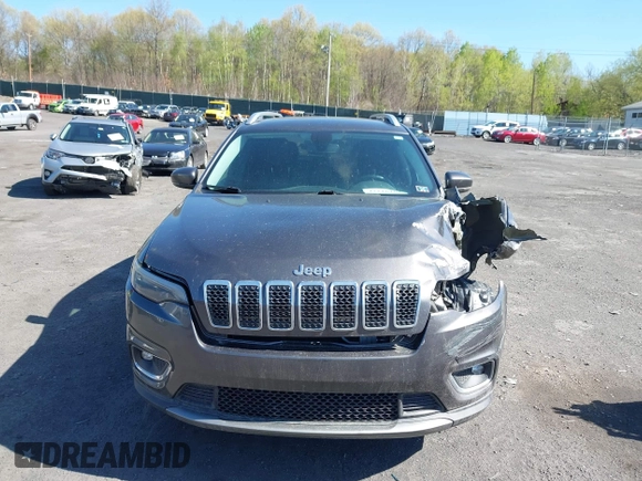 2019 Jeep Cherokee Limited with VIN 1C4PJMDX0KD319579, listed as a IAAI auction lot 42116163 with 94,013 mi miles. Bid and sale history available at carsss.com. Image 12.
