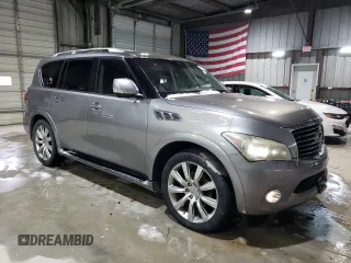 2013 Infiniti QX56 with VIN JN8AZ2NE7D9060941, listed as a Copart auction lot 47701825 with 225,553 mi miles and Clean Title. Bid and sale history available at carsss.com. Image 4.