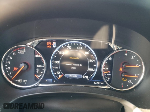 2022 GMC Terrain Denali with VIN 3GKALXEV9NL183440, listed as a Copart auction lot 80845864 with 17,241 mi miles and Salvage title. Bid and sale history available at DreamBid. Image 9.