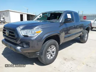 2020 Toyota Tacoma SR with VIN 3TYRX5GNXLT002488, listed as a IAAI auction lot 41973584 with 76,169 mi miles and . Bid and sale history available at DreamBid. Image 18.