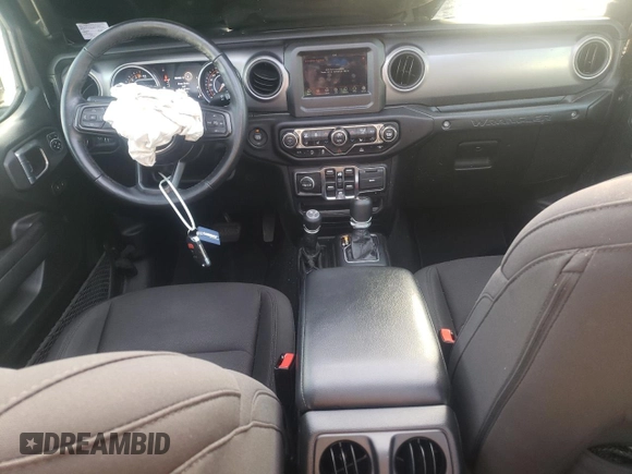 2022 Jeep Wrangler Unlimited Sport S with VIN 1C4HJXDG1NW241246, listed as a Copart auction lot 85425424 with 30,269 mi miles and Salvage Title. Bid and sale history available at carsss.com. Image 8.