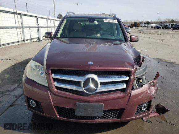 2010 Mercedes-Benz GLK 350 with VIN WDCGG8HB4AF356670, listed as a Copart auction lot 48237205 with 158,522 mi miles and Salvage Title. Bid and sale history available at DreamBid. Image 5.