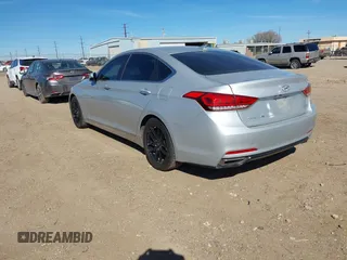 2015 Hyundai Genesis 3.8L z VIN KMHGN4JE4FU068090, wystawiony jako IAAI lot #41649107 z przebiegiem 119 396 mil mil oraz . Historia ofert i sprzedaży dostępna na DreamBid. Obrazek 3.