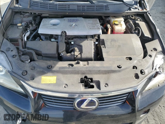 2011 Lexus CT 200h with VIN JTHKD5BH5B2004001, listed as a Copart auction lot 53519625 with 118,012 mi miles and Salvage Title. Bid and sale history available at DreamBid. Image 11.