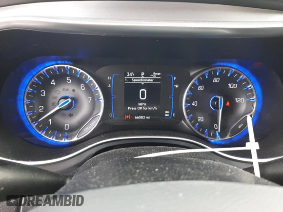 2019 Chrysler Pacifica Touring Plus z VIN 2C4RC1FG8KR706179, wystawiony jako Copart lot #44922065 z przebiegiem 66 083 mil mil oraz Szkoda całkowita • Salvage title. Historia ofert i sprzedaży dostępna na DreamBid. Obrazek 9.