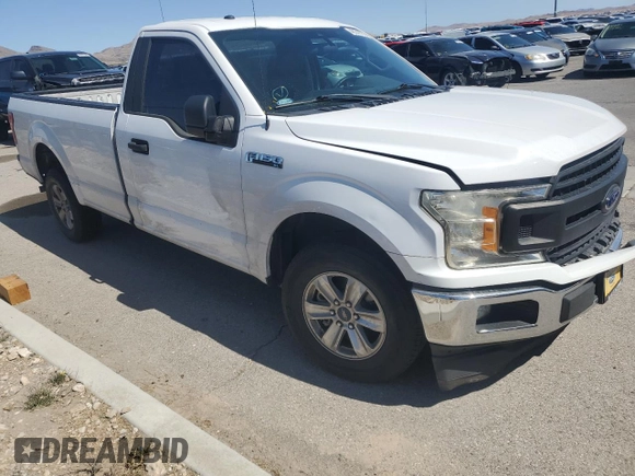 2019 Ford F-150 XL with VIN 1FTMF1CB3KKE81002, listed as a Copart auction lot 48743785 with 119,430 mi miles and Salvage Title. Bid and sale history available at carsss.com. Image 4.