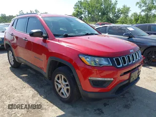 2017 Jeep Compass Sport z VIN 3C4NJDAB4HT642441, wystawiony jako IAAI lot #42564509 z przebiegiem 133 483 mil mil oraz . Historia ofert i sprzedaży dostępna na DreamBid. Obrazek 1.