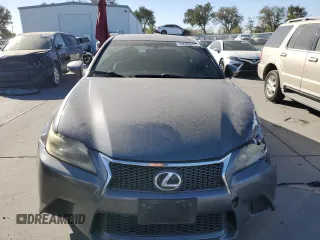 2014 Lexus GS 350 with VIN JTHBE1BL7E5034081, listed as a Copart auction lot 76626814 with 124,207 mi miles and Salvage Title. Bid and sale history available at carsss.com. Image 5.