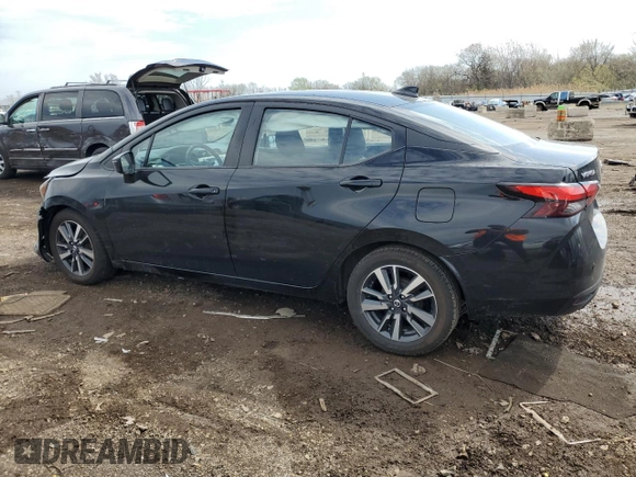 2021 Nissan Versa SV with VIN 3N1CN8EV2ML840343, listed as a Copart auction lot 53940945 with 76,144 mi miles and Salvage title. Bid and sale history available at DreamBid. Image 2.