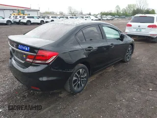 2015 Honda Civic EX with VIN 19XFB2F80FE044058, listed as a IAAI auction lot 42108396 with 134,515 mi miles and . Bid and sale history available at carsss.com. Image 4.