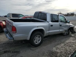 2002 Dodge Dakota Sport with VIN 1B7HG38N02S655900, listed as a Copart auction lot 43469045 with 198,561 mi miles and Salvage Title. Bid and sale history available at carsss.com. Image 3.