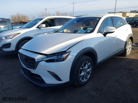 2020 Mazda CX-3 Sport with VIN JM1DKFB79L1473323, listed as a IAAI auction lot 41768913 with 48,644 mi miles. Bid and sale history available at carsss.com. Image 17.