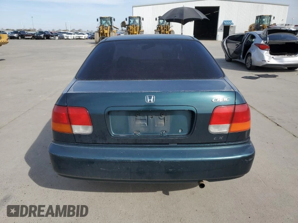1998 Honda Civic EX with VIN JHMEJ8644WS000994, listed as a Copart auction lot 48209805 with 226,561 mi miles and Salvage Title. Bid and sale history available at carsss.com. Image 6.