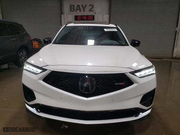 2022 Acura MDX Type S w/Advance Package with VIN 5J8YD8H82NL003036, listed as a Copart auction lot 82908044 with 28,125 mi miles and Salvage Title. Bid and sale history available at carsss.com. Image 5.