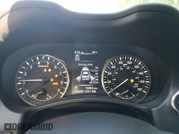 2020 Infiniti Q50 Sport z VIN JN1EV7AP6LM201882, wystawiony jako Copart lot #53562455 z przebiegiem 76 882 mil mil oraz Szkoda całkowita • Salvage title. Historia ofert i sprzedaży dostępna na DreamBid. Obrazek 9.