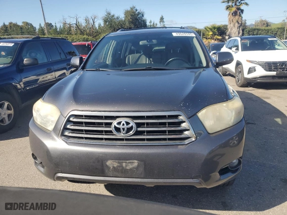 2008 Toyota Highlander Sport with VIN JTEDS43A482032775, listed as a Copart auction lot 49628595 with 184,854 mi miles and Salvage Title. Bid and sale history available at carsss.com. Image 5.