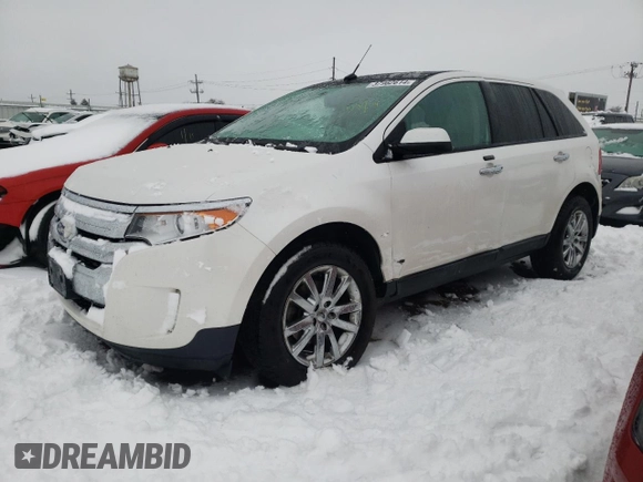 2011 Ford Edge SEL with VIN 2FMDK3JC4BBB06227, listed as a Copart auction lot 37962614 with 128,574 mi miles and Salvage Title. Bid and sale history available at carsss.com. Image 1.
