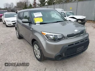 2014 Kia Soul with VIN KNDJN2A24E7026133, listed as a IAAI auction lot 42050362 with 134,454 mi miles. Bid and sale history available at carsss.com. Image 1.