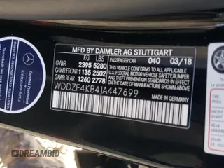2018 Mercedes-Benz E-Class E 300 with VIN WDDZF4KB4JA447699, listed as a Copart auction lot 73280172 with 10,101 mi miles. Bid and sale history available at carsss.com. Image 12.