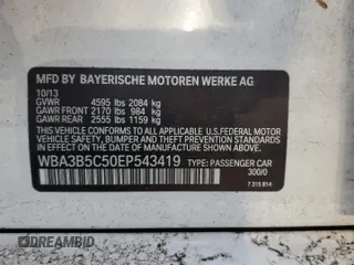 2014 BMW 3 Series 328i xDrive с VIN WBA3B5C50EP543419, выставлен на аукционе Copart как лот 60843465 с пробегом 107 066 миль миль и Списание • Salvage title. История ставок и продаж доступна на DreamBid. Изображение 12.