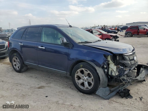 2011 Ford Edge SEL with VIN 2FMDK3JC3BBA69994, listed as a Copart auction lot 45850965 with 107,470 mi miles and Salvage Title. Bid and sale history available at carsss.com. Image 4.