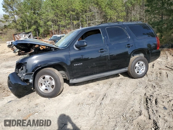 2012 Chevrolet Tahoe LS with VIN 1GNSCAE08CR261494, listed as a Copart auction lot 48569635 with Not provided miles and Salvage title. Bid and sale history available at DreamBid. Image 1.