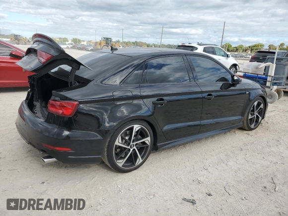 2020 Audi A3 Sedan S line Premium with VIN WAUBEGFF6LA104938, listed as a Copart auction lot 50081994 with 16,969 mi miles. Bid and sale history available at carsss.com. Image 3.