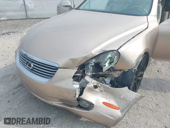 2004 Lexus SC 430 with VIN JTHFN48Y440061059, listed as a IAAI auction lot 42340921 with 117,264 mi miles and . Bid and sale history available at DreamBid. Image 6.
