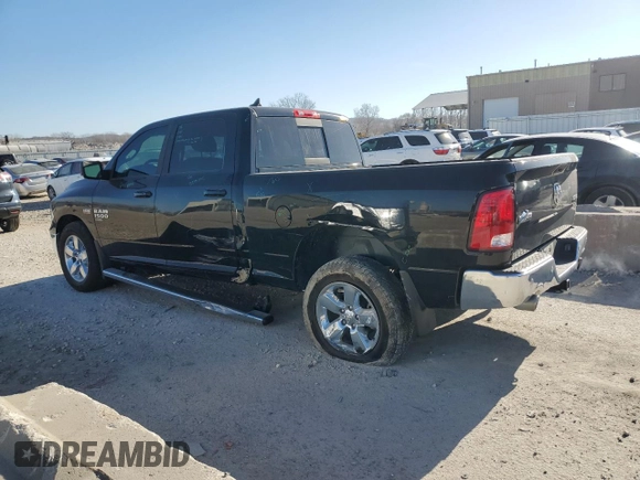 2019 Ram 1500 Big Horn with VIN 1C6RR7TT7KS623562, listed as a Copart auction lot 83862704 with 81,793 mi miles and Salvage title. Bid and sale history available at DreamBid. Image 2.