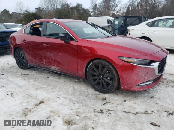 2023 Mazda 3 Premium Plus with VIN 3MZBPBEY8PM377694, listed as a Copart auction lot 41603985 with Not Provided miles and Salvage Title. Bid and sale history available at DreamBid. Image 4.