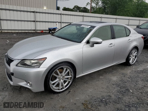 2013 Lexus GS 350 with VIN JTHBE1BL9D5008614, listed as a Copart auction lot 53536694 with 130,556 mi miles and Salvage Title. Bid and sale history available at carsss.com. Image 1.