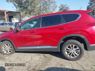 2020 Hyundai Santa Fe SE with VIN 5NMS23AD1LH137619, listed as a IAAI auction lot 41425753 with 72,587 mi miles. Bid and sale history available at carsss.com. Image 15.