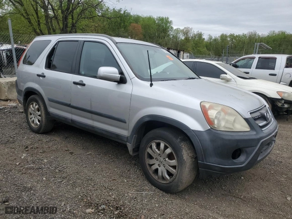 2006 Honda CR-V EX with VIN SHSRD78826U418321, listed as a Copart auction lot 53665515 with 255,976 mi miles and Salvage Title. Bid and sale history available at carsss.com. Image 4.