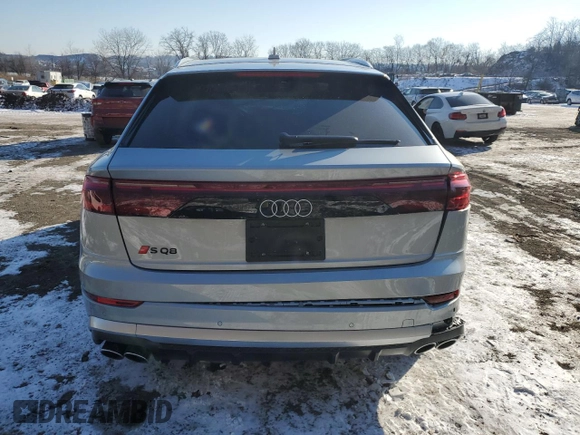 2024 Audi SQ8 Premium Plus z VIN WA1AWBF18RD002531, wystawiony jako Copart lot #89172615 z przebiegiem 2 978 mil mil oraz Szkoda całkowita • Salvage title. Historia ofert i sprzedaży dostępna na DreamBid. Obrazek 6.