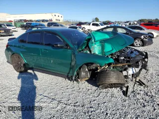 2024 BMW M3 Competition with VIN WBS33AY01RFR98757, listed as a Copart auction lot 82797824 with Not provided miles and Salvage title. Bid and sale history available at DreamBid. Image 4.