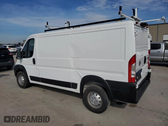 2023 Ram ProMaster Cargo with VIN 3C6LRVAG9PE545344, listed as a Copart auction lot 82880464 with 11,568 mi miles and Clean Title. Bid and sale history available at DreamBid. Image 2.