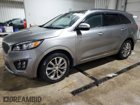 2016 Kia Sorento SXL with VIN 5XYPKDA55GG148787, listed as a Copart auction lot 44887685 with 95,835 mi miles and Clean title. Bid and sale history available at DreamBid. Image 1.