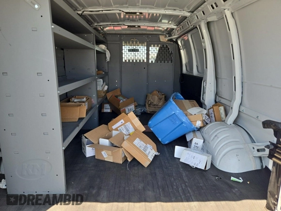 2022 Chevrolet Express Cargo with VIN 1GCWGAFP2N1261356, listed as a IAAI auction lot 42670346 with 63,269 mi miles and . Bid and sale history available at DreamBid. Image 8.